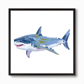 Great White Shark 07 Art Print