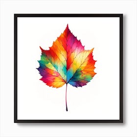 "Kaleidoscope Fall: Vibrant Leaf Art"  "Kaleidoscope Fall" captures the vibrant essence of autumn in a single leaf. This digital artwork with its explosion of colors mirrors the seasonal change, bringing an energetic and joyful presence to any room. Ideal for nature lovers and those who want to add a splash of color to their decor, this piece symbolizes transformation and the beauty of diversity. Let this radiant leaf bring the spirit of fall's palette into your space all year round. Art Print