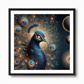 Peacock 2 Art Print