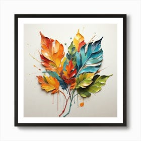 Autumn Leaves Art Print