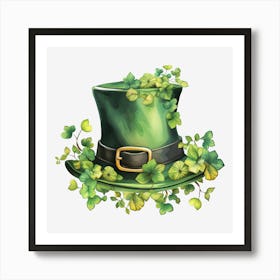 St Patrick'S Day Hat 1 Art Print