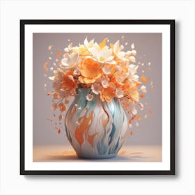 Flowers In A Vase Art Print