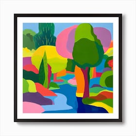 Abstract Park Collection Battersea Park London 2 Art Print