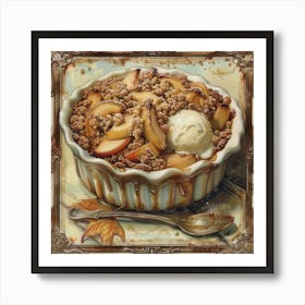 Apple Crumble 1 Art Print