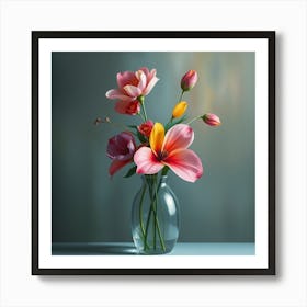 Flowers In A Vase 1 Art Print