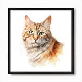 York Chocolate Cat Portrait 1 Poster