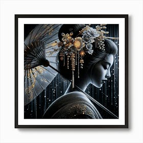 Japan Geisha Visual 90 Art Print