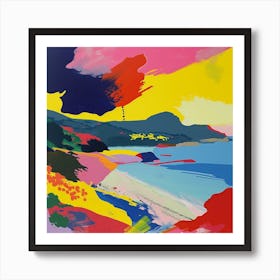 Abstract Travel Collection Guadeloupe 4 Art Print