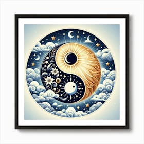 Yin Yang 2 Art Print