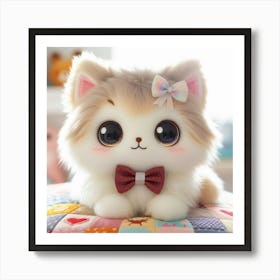 Cute Kitty Art Print