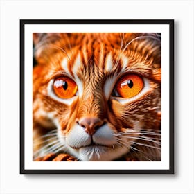 Orange Cat 1 Art Print