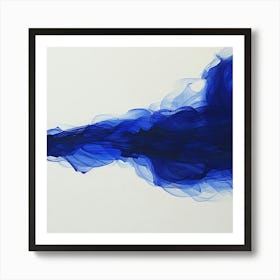 Blue Smoke 1 Art Print