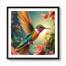 Hummingbird 1 Art Print