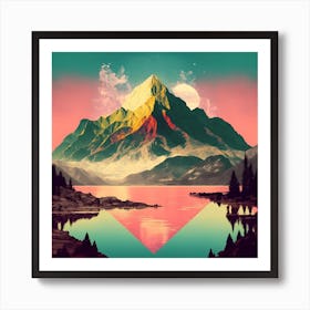 Mountain Landscape Art Print