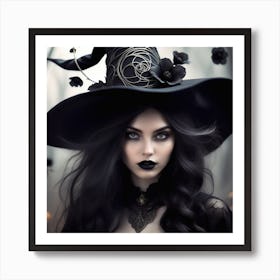 Witch In The Woods Art Print