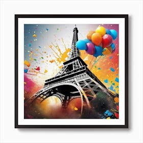 Paris Eiffel Tower 36 Art Print