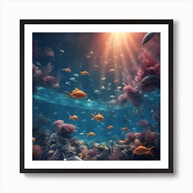 Coral Reef Art Print