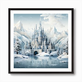 Snowy Castle Poster