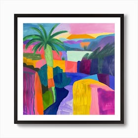 Abstract Travel Collection Colombia 3 Art Print