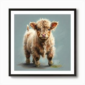 Highland Cow Art Print