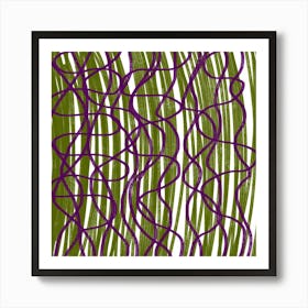 Wavy Lines 1 Art Print