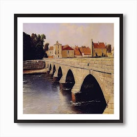 THOMOND BRIDGE, LIMERICK 1900 Art Print