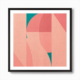 Sailing In Pink Winds Art Print