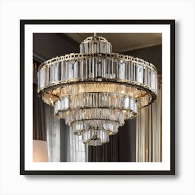 Crystal Chandelier Art Print