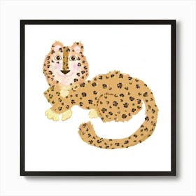 Cute Leopard 1 Art Print