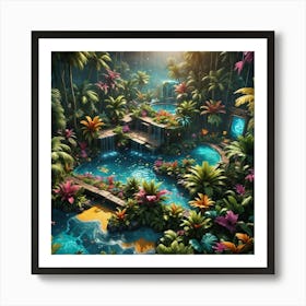 Tropical Jungle 10 Art Print