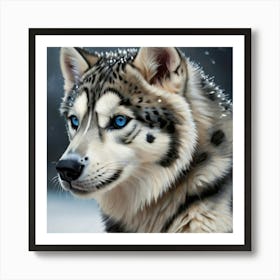 Wolf Painting Art Print