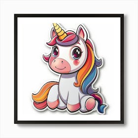 Unicorn Sticker 20 Art Print