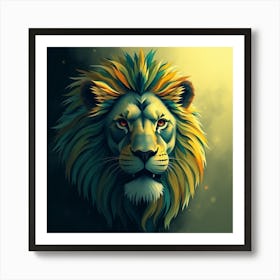 Lion Head 6 Art Print