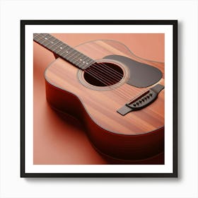 Acoustic Guitar 8 Art Print