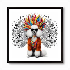 Poodle S Costume Extravaganza Art Print