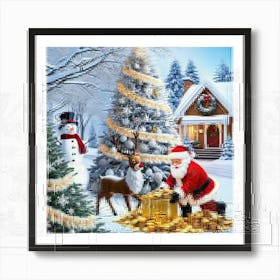 Santa Claus 7 Art Print