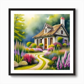 Garden in the House3 Art Print