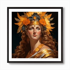 Greek Goddess 32 Art Print