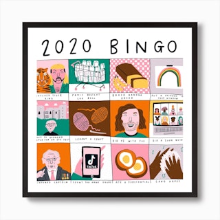 2020 Bingo Square Art Print