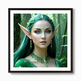 Elven Beauty 6 Art Print