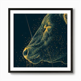 Cow'S Head Art Print