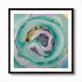 Agate Art Print