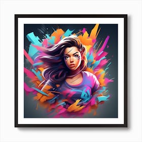 Digital Art Art Print