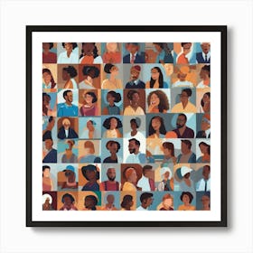 Portraits Of People Art Print