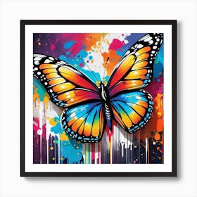 Butterfly Painting 37 Art Print