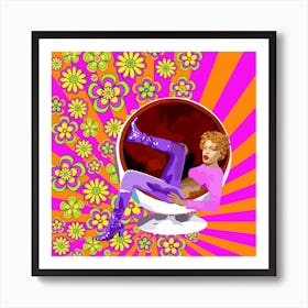 A Groovy Day Art Print