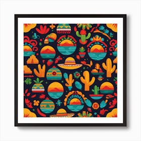 Mexican Logo Design Targeted To Tourism Business 2023 11 08t205041 Art Print