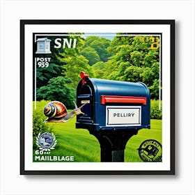 Stamp Postage Mail Letter Envelope Collectible Philately Postal Communication Paper Collec Art Print