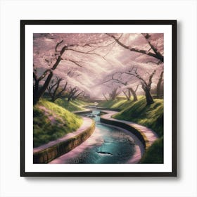 Sakura Blossoms Art Print