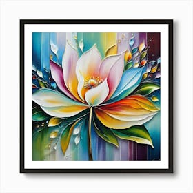 Lotus Flower 92 Art Print